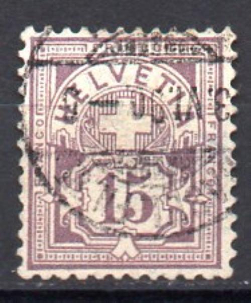 Suiza Año 1882/99 Nº 70a (o)